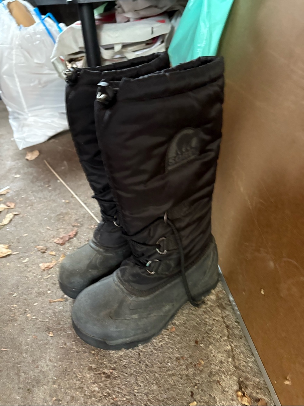 Sorel Black Tall Insulated Winter Boots